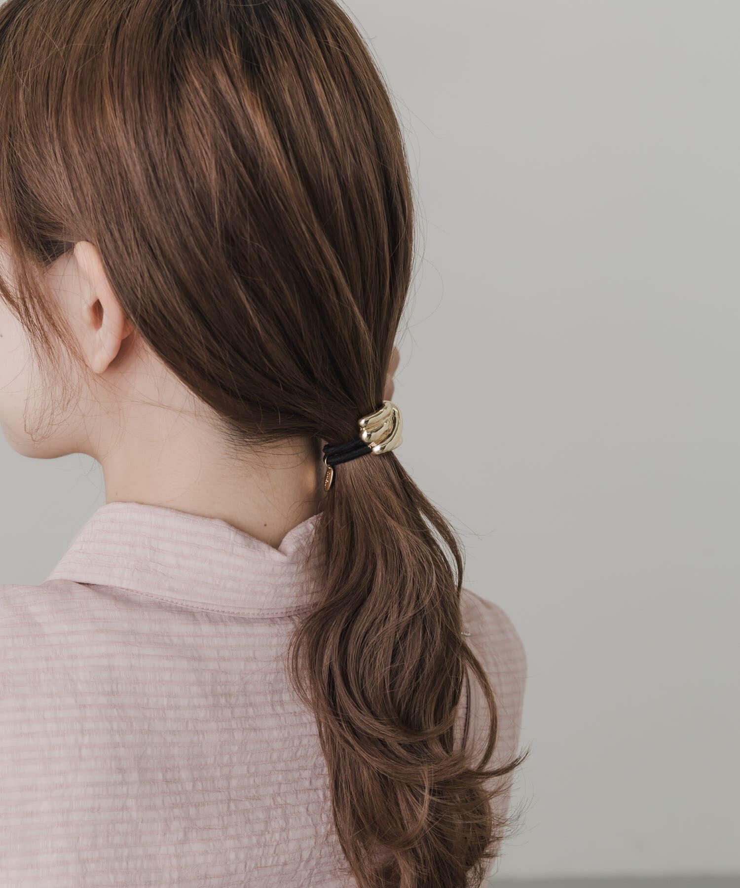 SMELLY「メタルラインヘアポニー」|ヘアゴム・シュシュ|