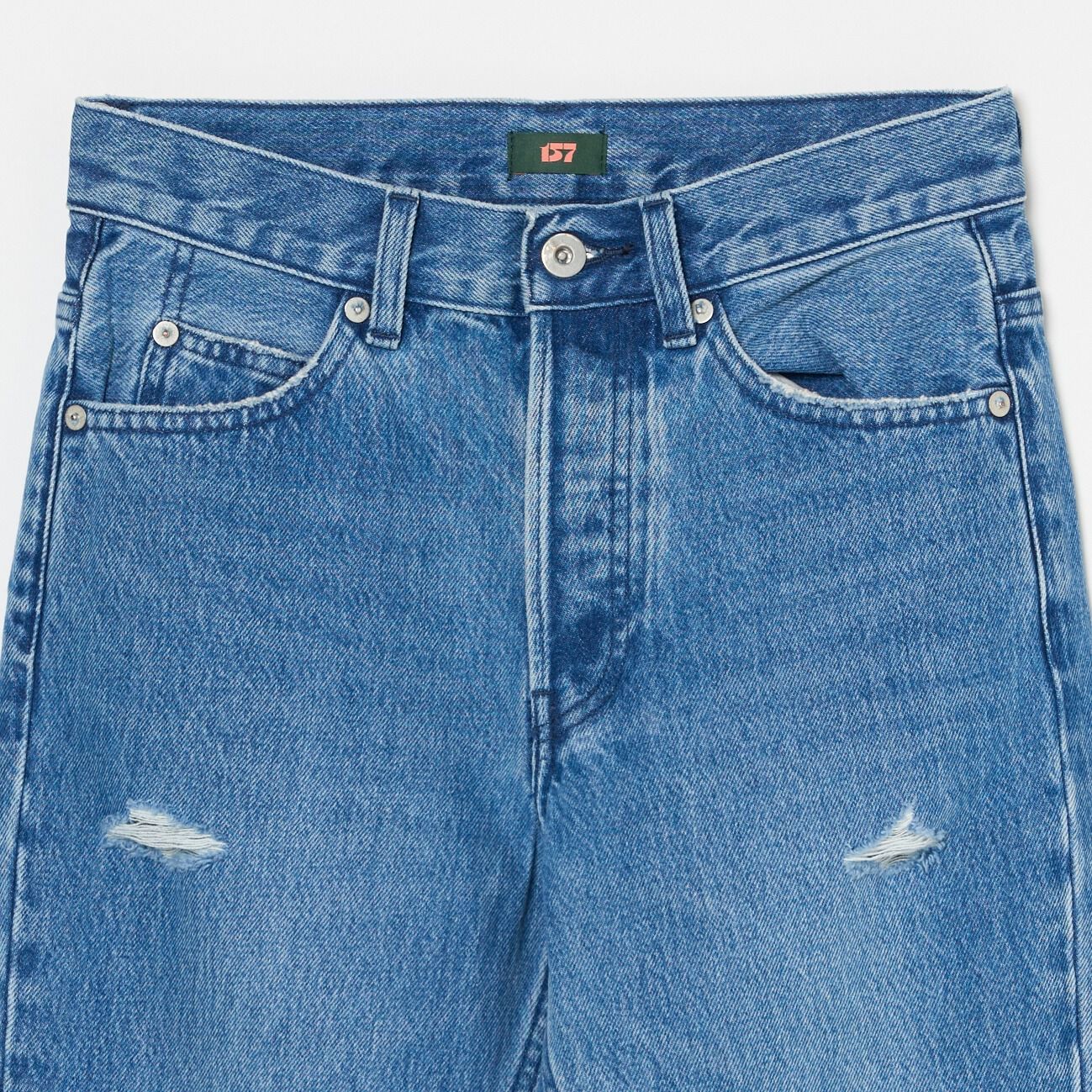  「woadblue SLIT STRAIGHT (DAMAGE)」|チノ|