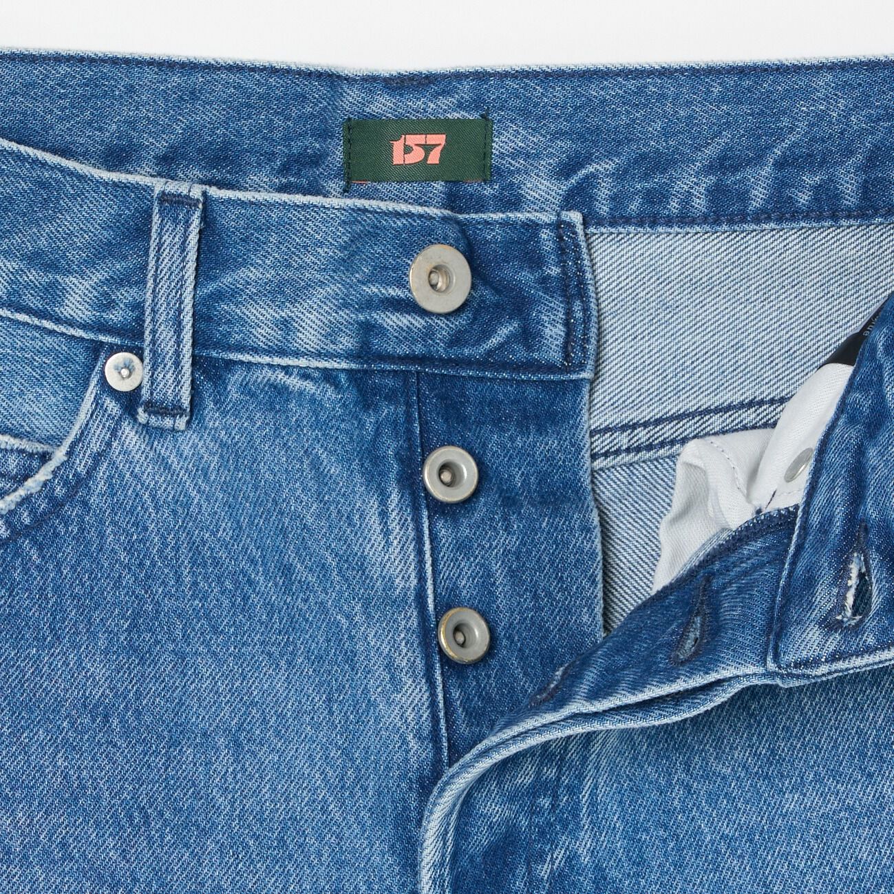  「woadblue SLIT STRAIGHT (DAMAGE)」|チノ|