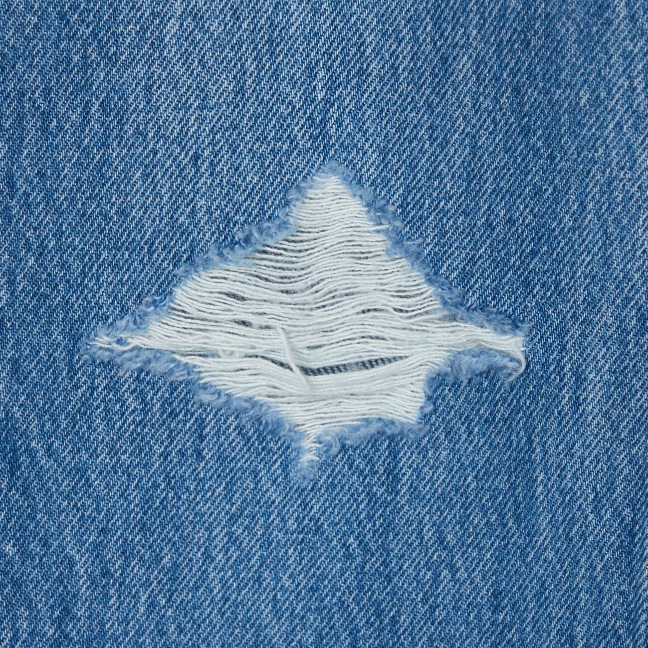  「woadblue SLIT STRAIGHT (DAMAGE)」|チノ|