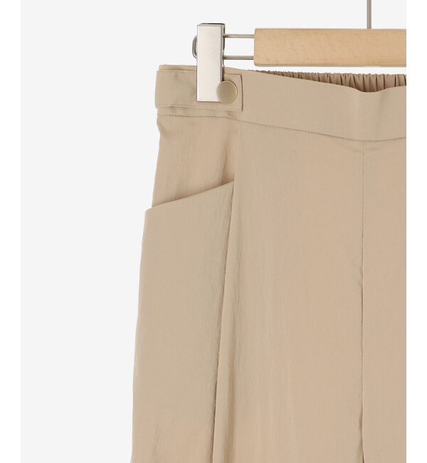  「《手洗い可能》RNストレッチセミワイドタックパンツ」|その他|