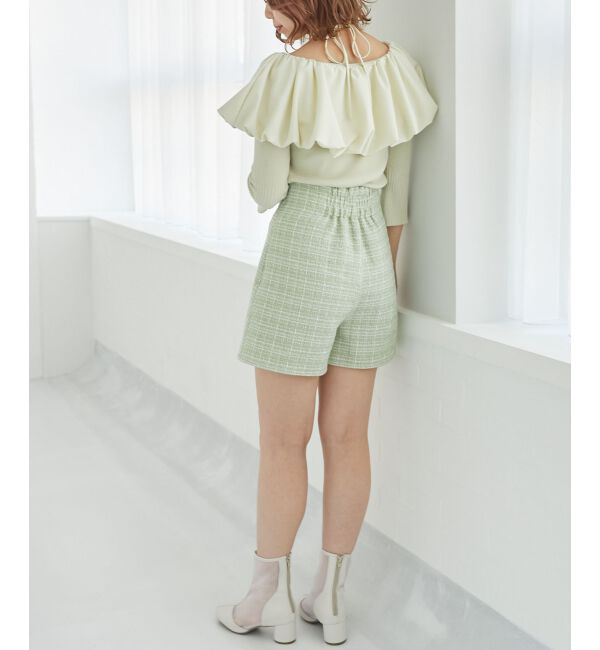 MAJESTICLEGON「ツイードスカショーパン」|キュロット|