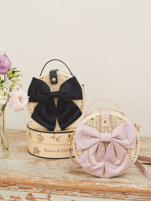 Maison de FLEUR「リボン2Wayカゴバッグ」|その他|