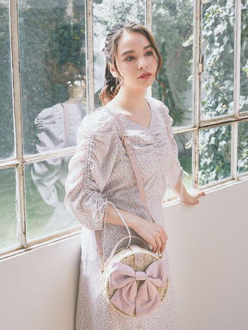 Maison de FLEUR「リボン2Wayカゴバッグ」|その他|