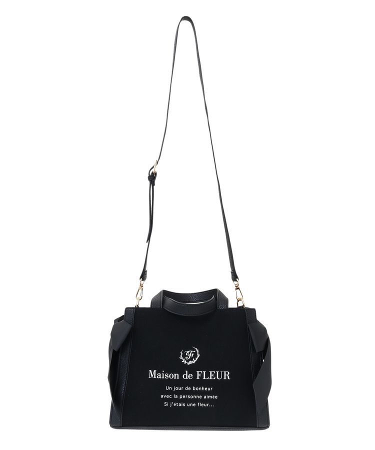 Maison de FLEUR「EC限定 キャンバススクエア2Wayバッグ」|ハンドバッグ|