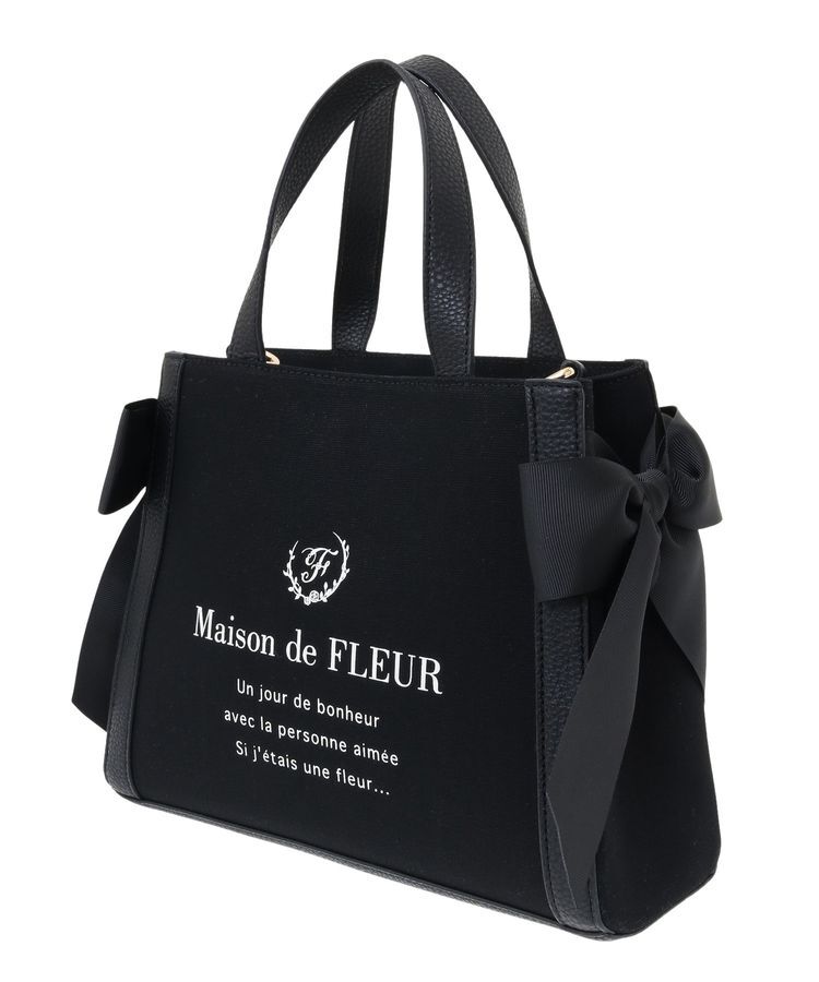 Maison de FLEUR「EC限定 キャンバススクエア2Wayバッグ」|ハンドバッグ|