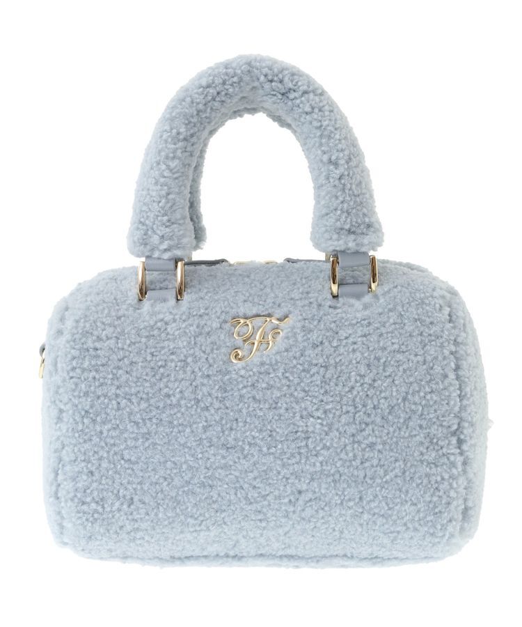 Maison de FLEUR「フェイクファーボストンバッグ」|ハンドバッグ|