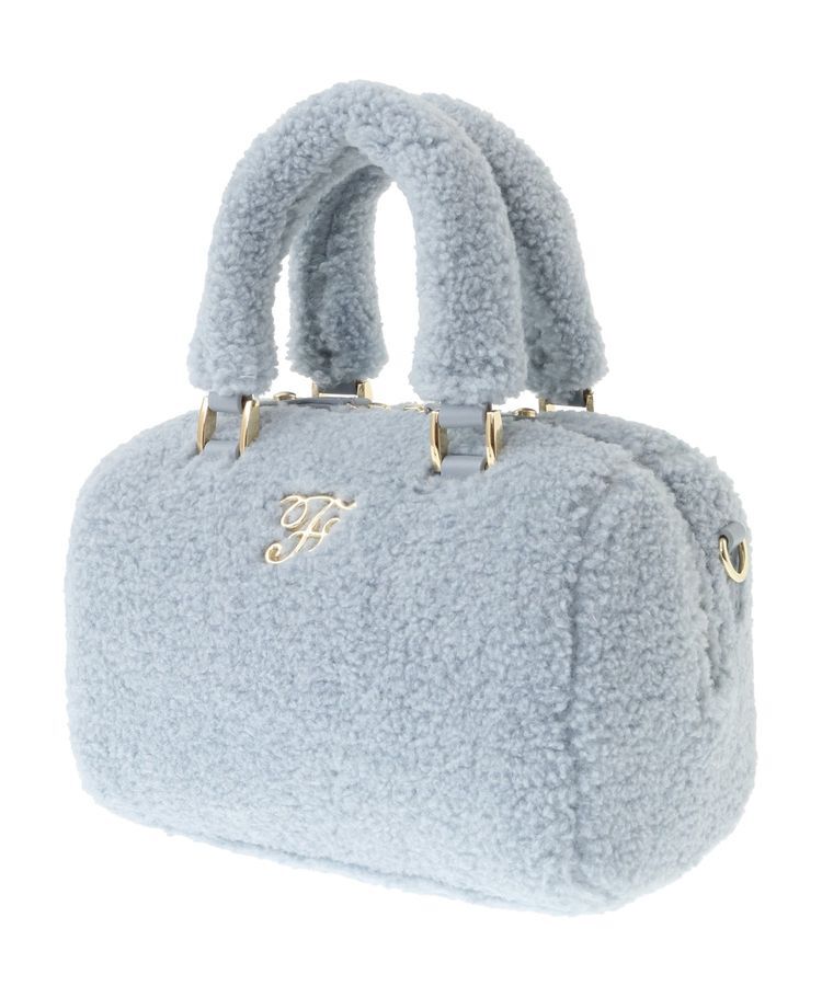 Maison de FLEUR「フェイクファーボストンバッグ」|ハンドバッグ|