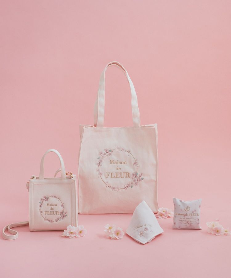 Maison de FLEUR「桜プリントエコバッグ」|その他|