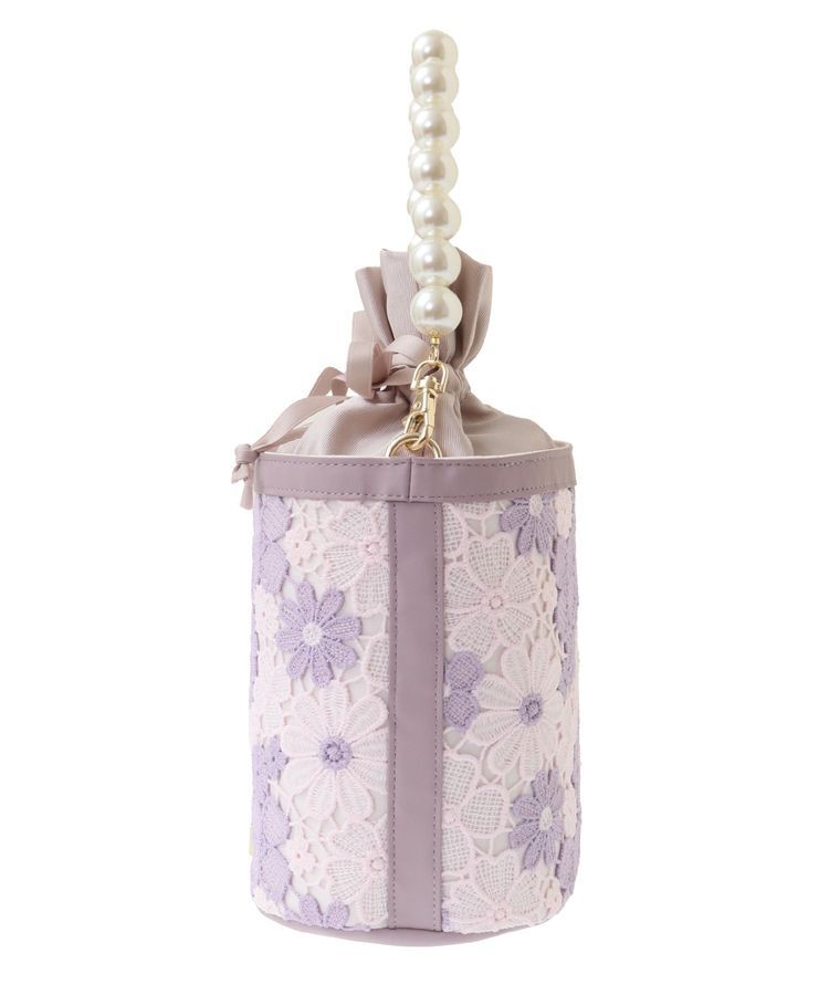 Maison de FLEUR「フラワーレース2Wayバケツ型バッグ」|ショルダー・メッセンジャー|