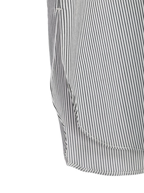 Editt by YECCA VECCA「リブMIXストライプシャツワンピース」|ワンピース|