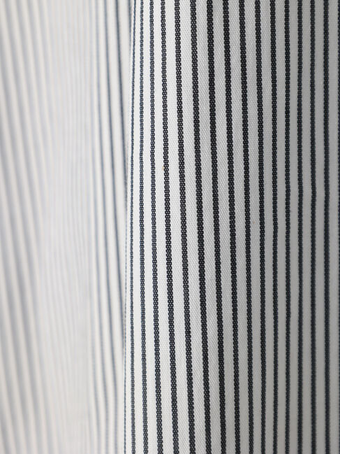 Editt by YECCA VECCA「リブMIXストライプシャツワンピース」|ワンピース|