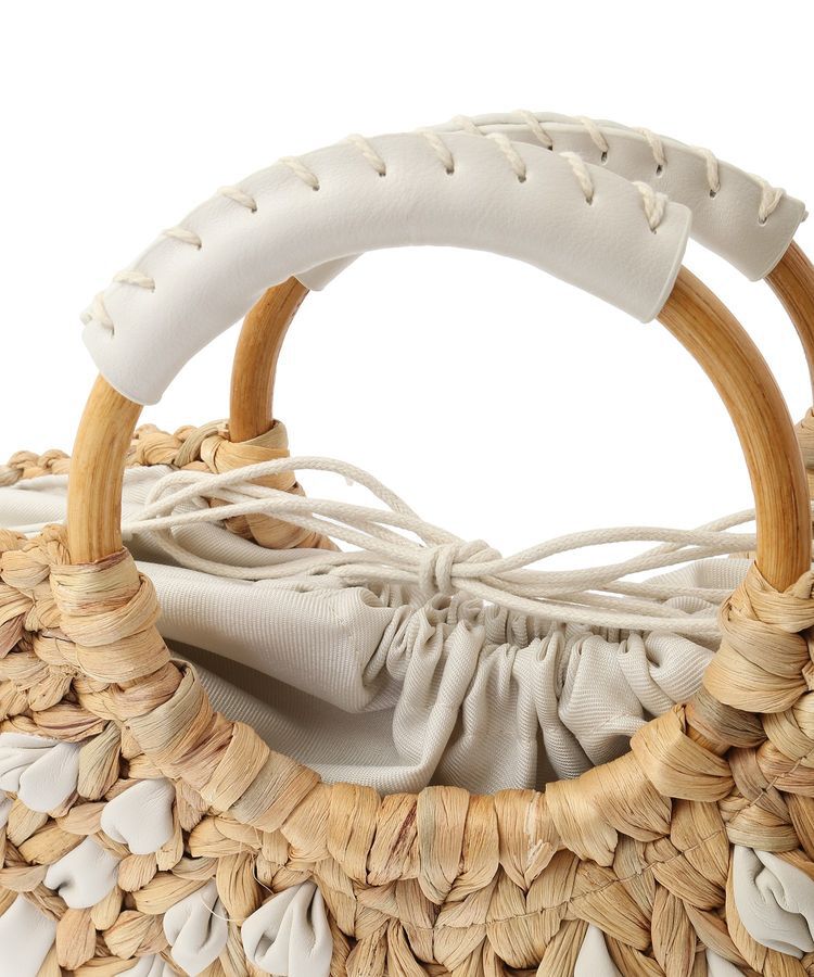 YECCA VECCA「【cache cache】バンクワンコンビラウンドカゴバッグ」|その他|