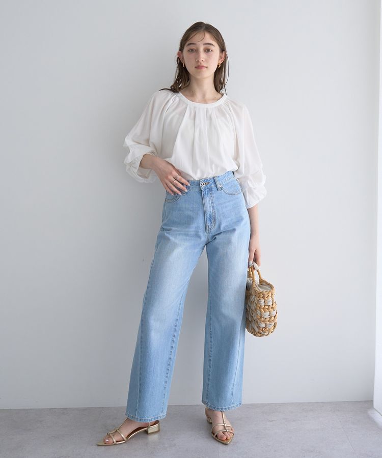 YECCA VECCA「【cache cache】バンクワンコンビラウンドカゴバッグ」|その他|