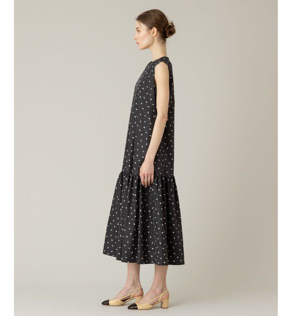 LOULOU WILLOUGHBY「【LOULOU WILLOUGHBY】キカドットノースリワンピース」|ワンピース|