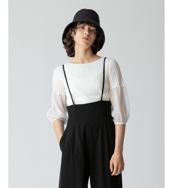 allureville「シアーランタンスリーブ プルオーバー」|その他|オフホワイト