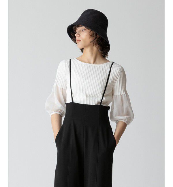 allureville「シアーランタンスリーブ プルオーバー」|その他|