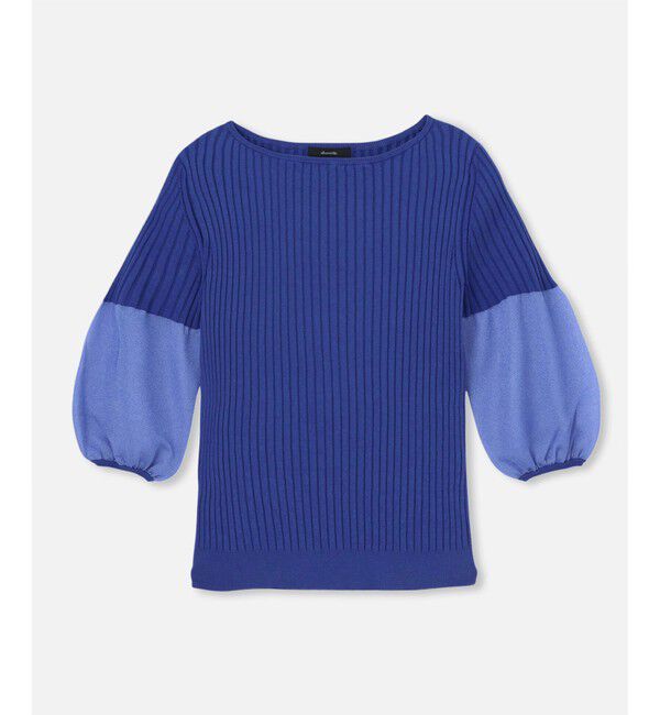 allureville「シアーランタンスリーブ プルオーバー」|その他|ブルー