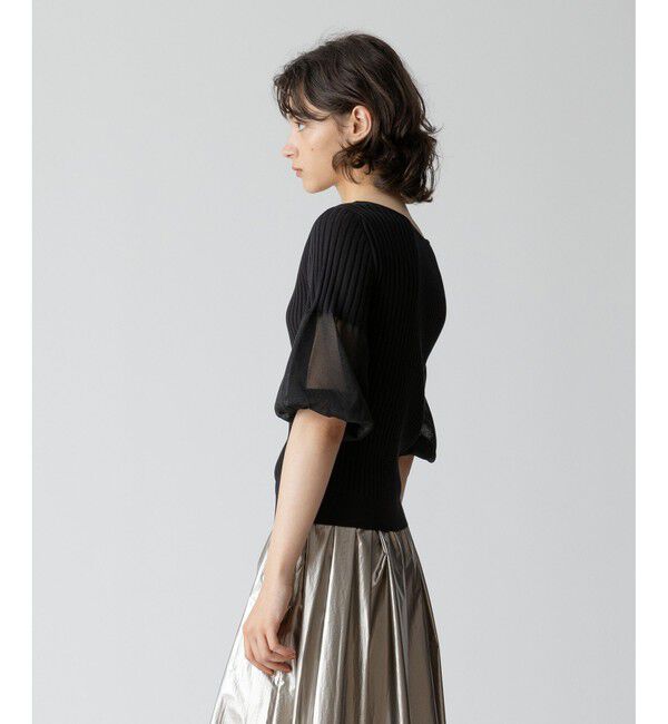 allureville「シアーランタンスリーブ プルオーバー」|その他|