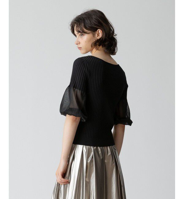 allureville「シアーランタンスリーブ プルオーバー」|その他|