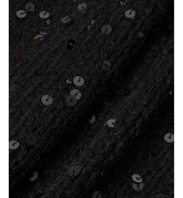 allureville「スパンコールモヘヤプルオーバー」|ニット・セーター|