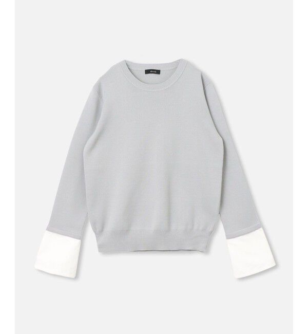 allureville「カフスドッキングプルオーバー」|ニット・セーター|