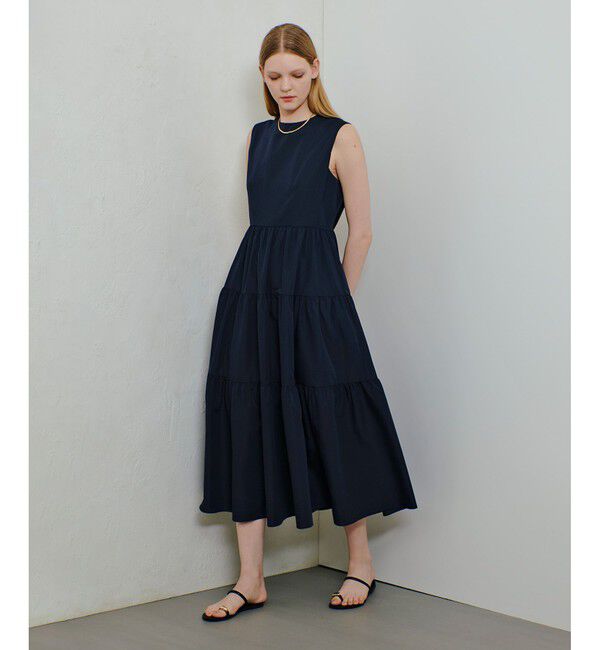 allureville「タイプライターティアードワンピース」|ワンピース|