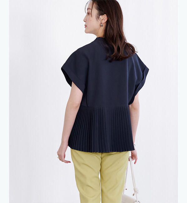 ur's「ダブルカフスヘムプリーツシャツ」|シャツ・ブラウス|