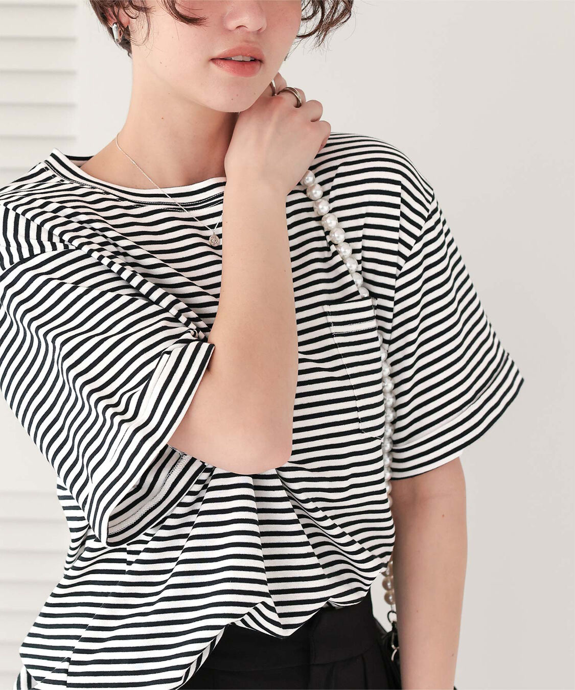 titivate「汗染み防止ポケットTシャツ」|Tシャツ・カットソー|