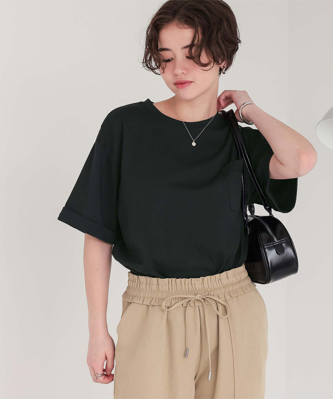 titivate「汗染み防止ポケットTシャツ」|Tシャツ・カットソー|