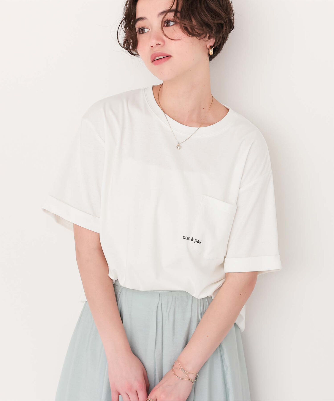 titivate「汗染み防止ポケットTシャツ」|Tシャツ・カットソー|