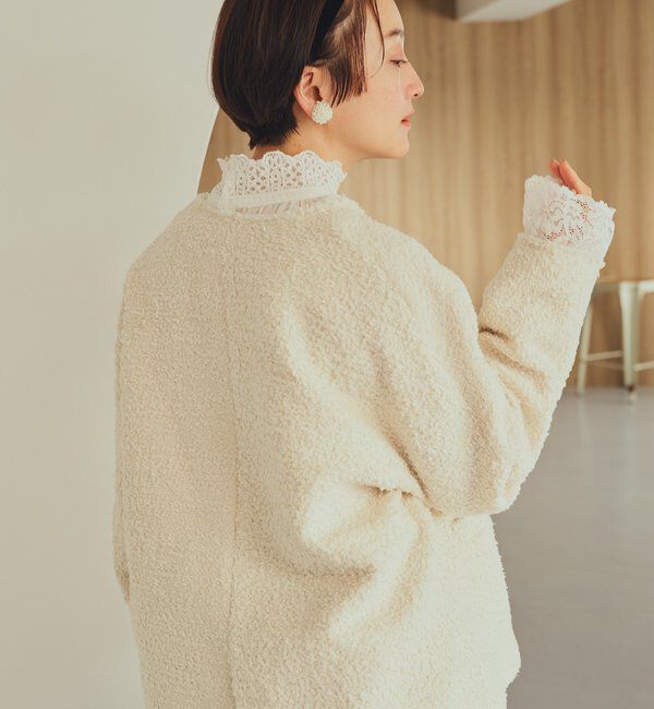  「アソートツィードノーカラージャケット」|テーラードジャケット|