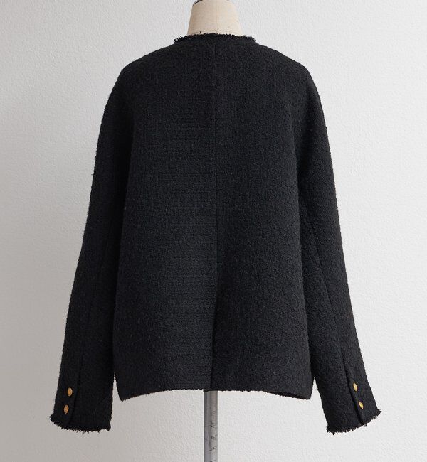  「アソートツィードノーカラージャケット」|テーラードジャケット|