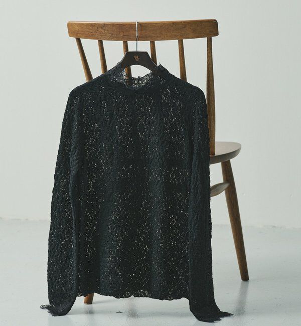  「ダブルストレッチレースカットソー」|プルオーバー|