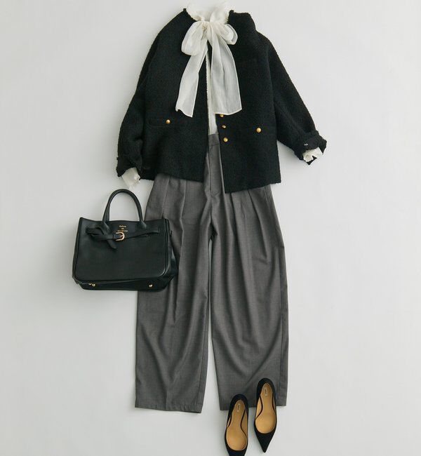  「シアーリボンタイ2WAYブラウス」|シャツ・ブラウス|