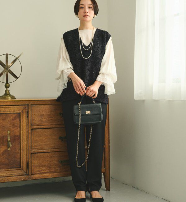  「フレアレースカフスブラウス」|プルオーバー|