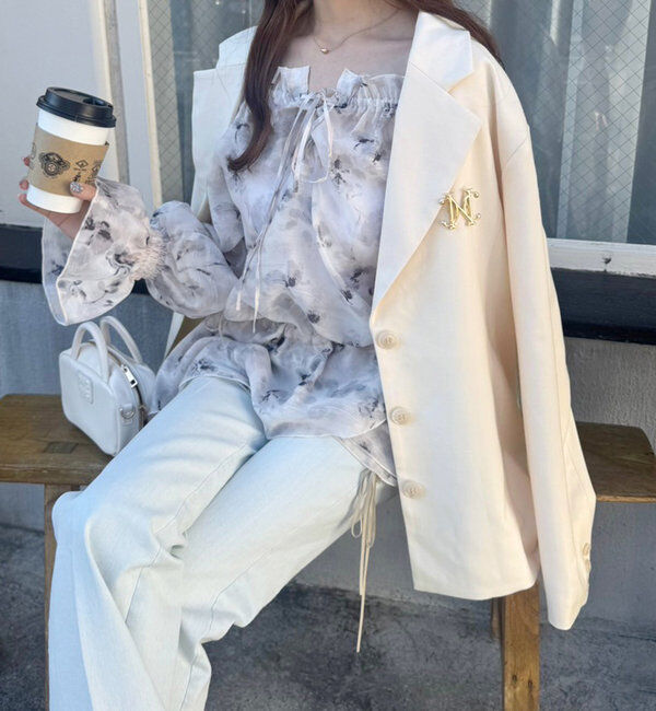  「バックレースアップテーラージャケット」|テーラードジャケット|