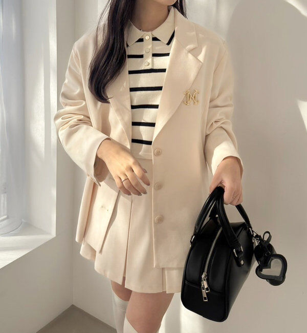  「バックレースアップテーラージャケット」|テーラードジャケット|