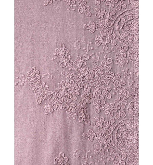 mizuiro ind「mizuiro ind レーススタンドカラーワイドシャツ」|シャツ・ブラウス|