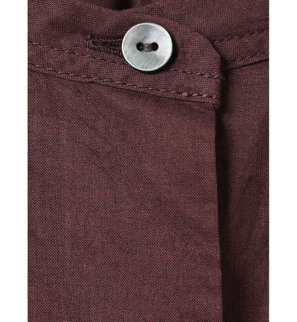 mizuiro ind「mizuiro ind バックギャザーワイドシャツ」|シャツ・ブラウス|