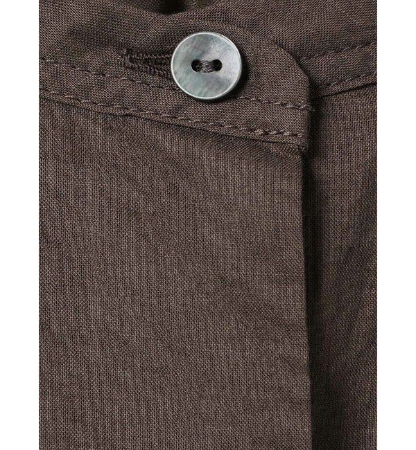 mizuiro ind「mizuiro ind バックギャザーワイドシャツ」|シャツ・ブラウス|