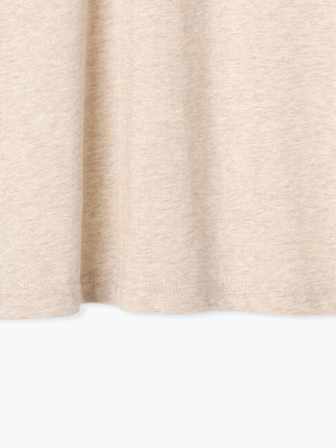 Samansa Mos2「【保湿加工】襟レースギャザーカットソー」|Tシャツ・カットソー|