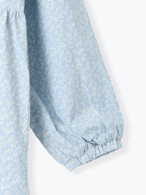 Samansa Mos2「花柄フリルカラーブラウス」|シャツ・ブラウス|