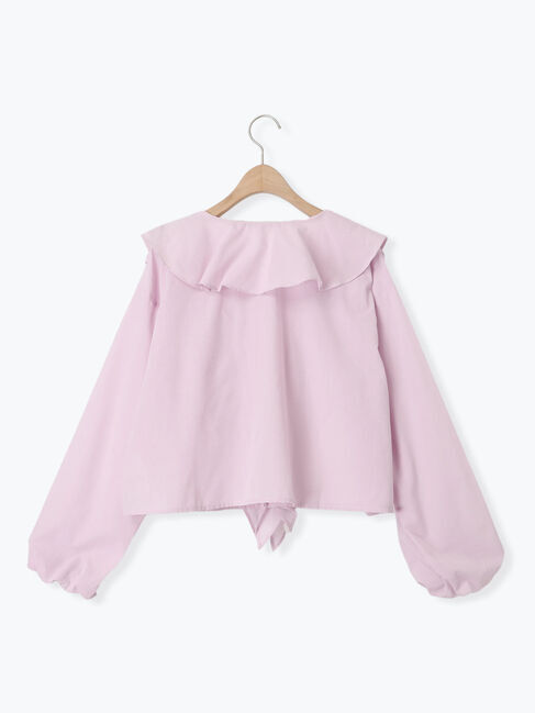 Samansa Mos2「フレアカラーブラウス」|シャツ・ブラウス|