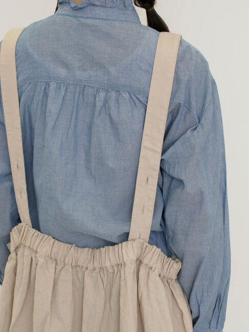 Samansa Mos2「【Cross&times;Linen】ジャンスカ」|ワンピース|