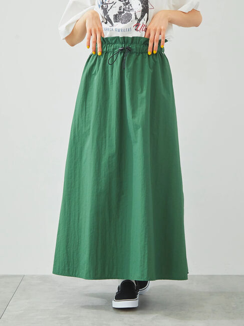 SM2「ナイロンサイドラインギャザースカート」|スカート|