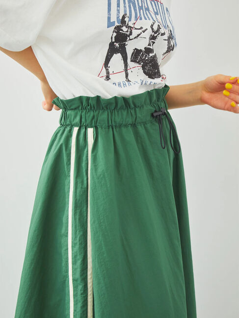 SM2「ナイロンサイドラインギャザースカート」|スカート|