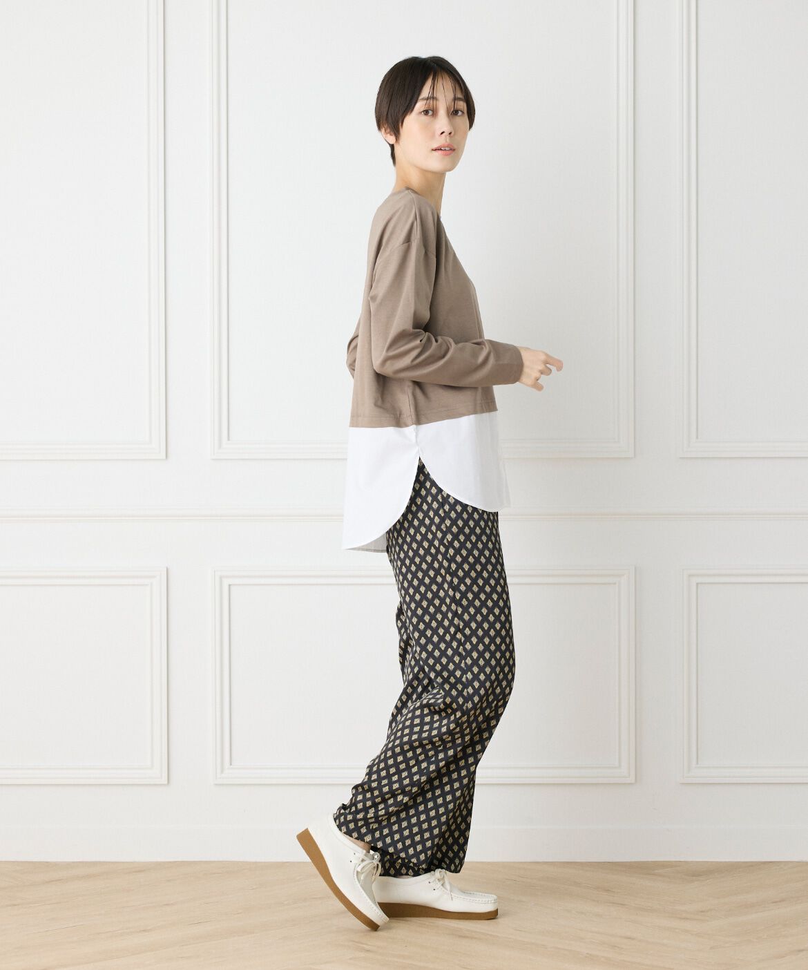 DAY by DAY it&rsquo;s international「シャツレイヤード風カットソー」|Tシャツ・カットソー|