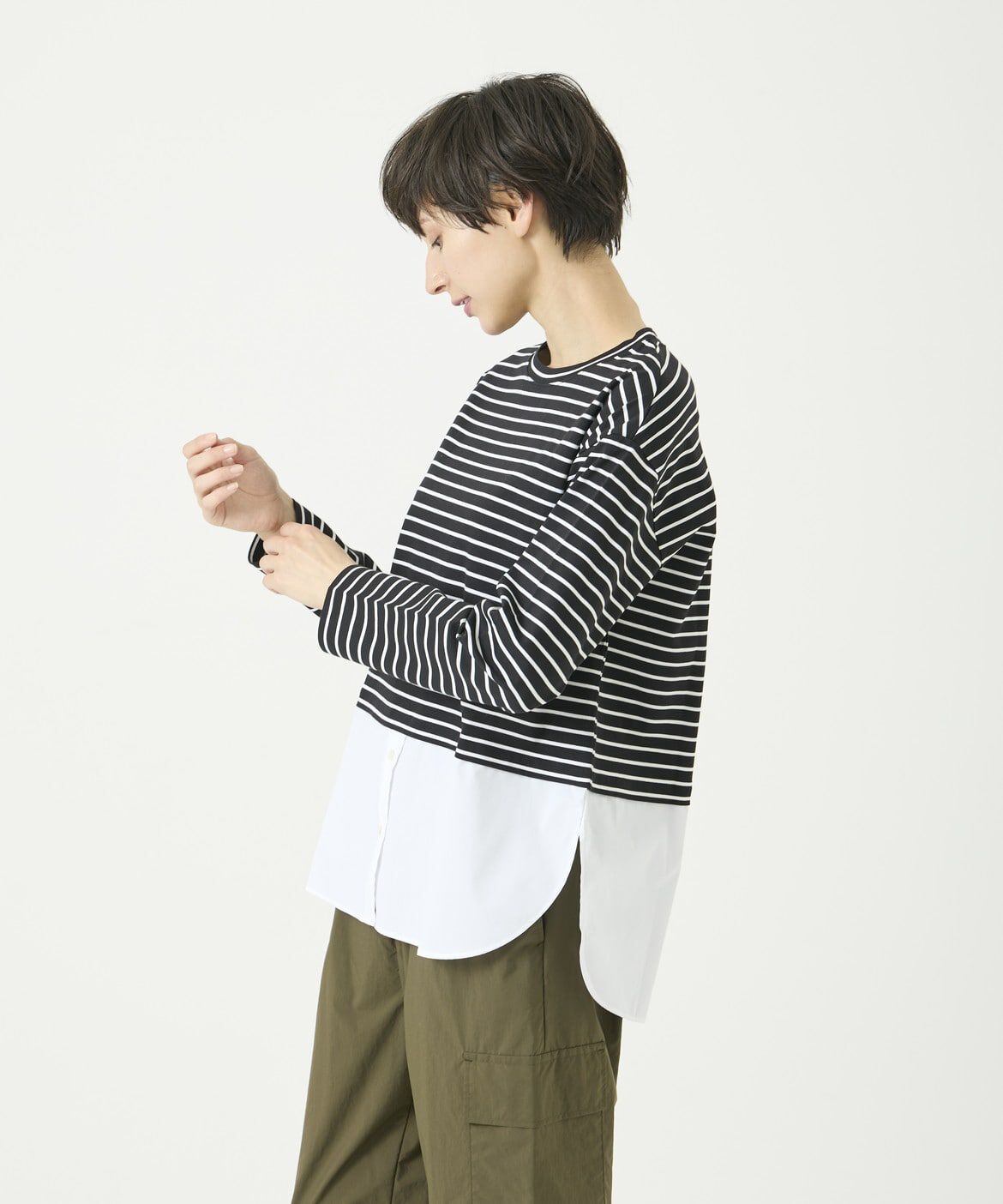 DAY by DAY it&rsquo;s international「シャツレイヤード風カットソー」|Tシャツ・カットソー|