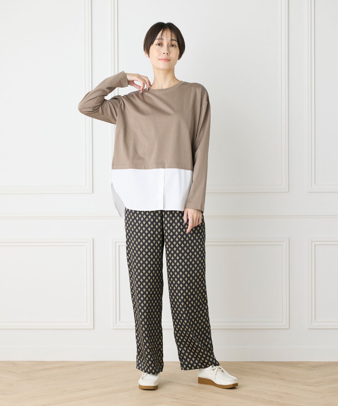 DAY by DAY it&rsquo;s international「シャツレイヤード風カットソー」|Tシャツ・カットソー|